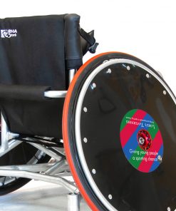 Wheelguard and backrest artwork